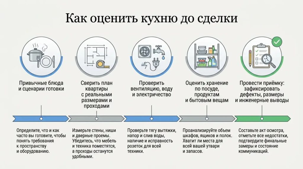 Как оценить кухню до сделки